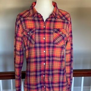 Mossimo Supply Co Plaid Button Down Shirt